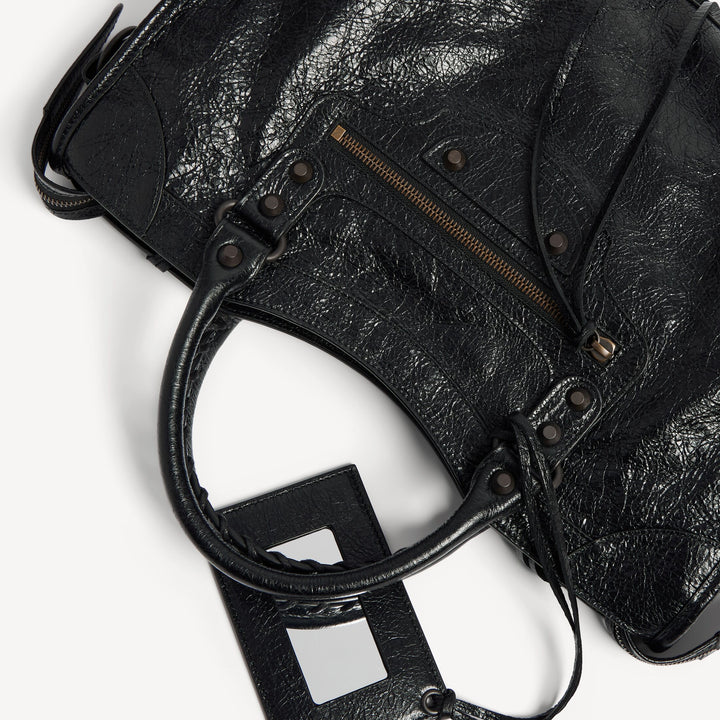 BALENCIAGA - Sac Le City Moyen pour Femme en Noir