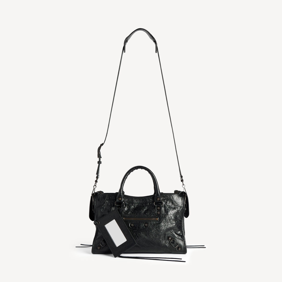 BALENCIAGA - Sac Le City Petit pour Femme en Noir