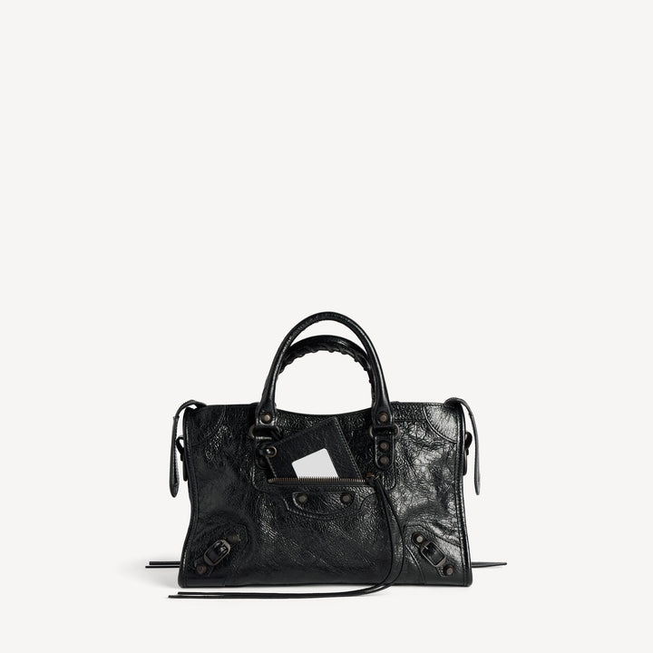 BALENCIAGA - Sac Le City Petit pour Femme en Noir