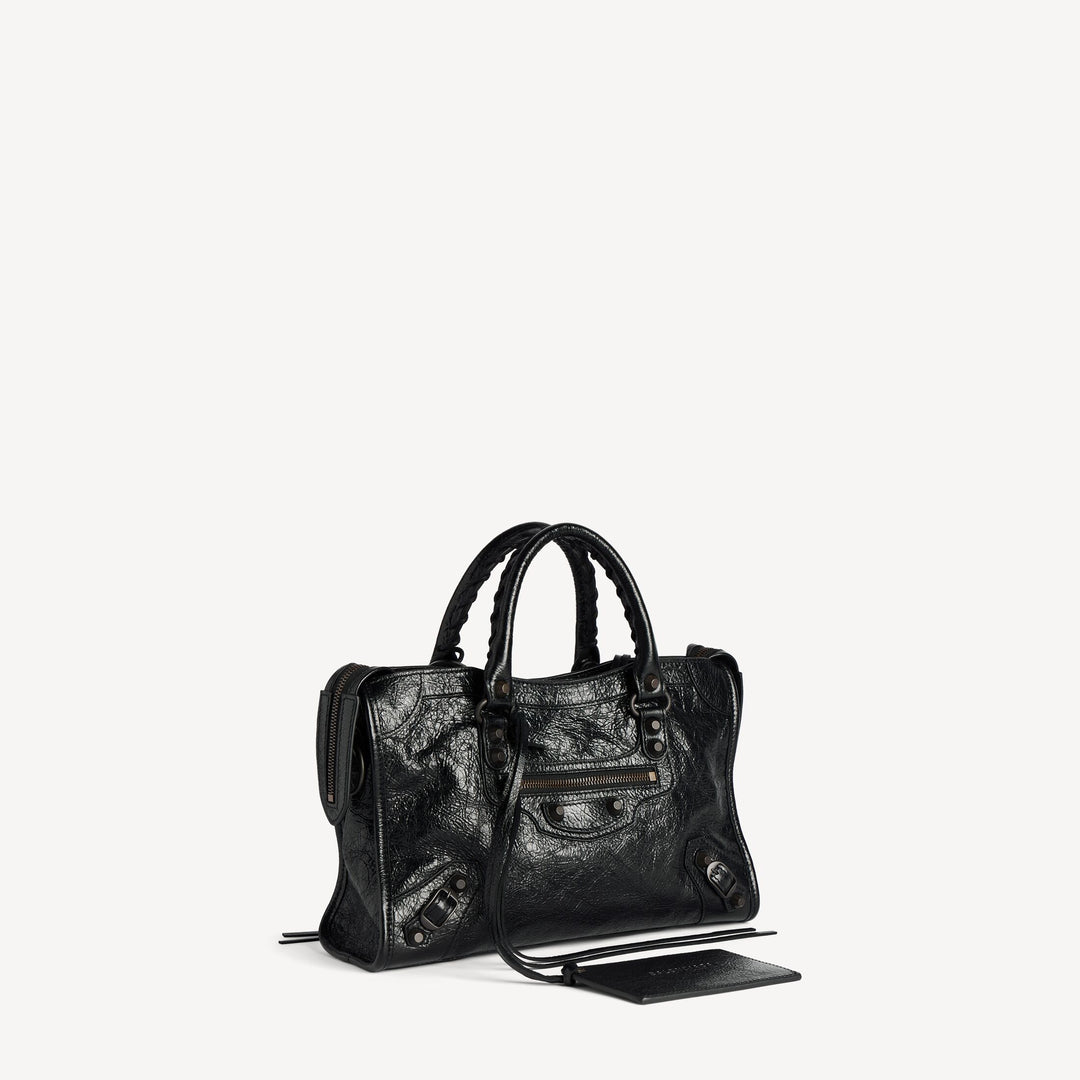 BALENCIAGA - Sac Le City Petit pour Femme en Noir