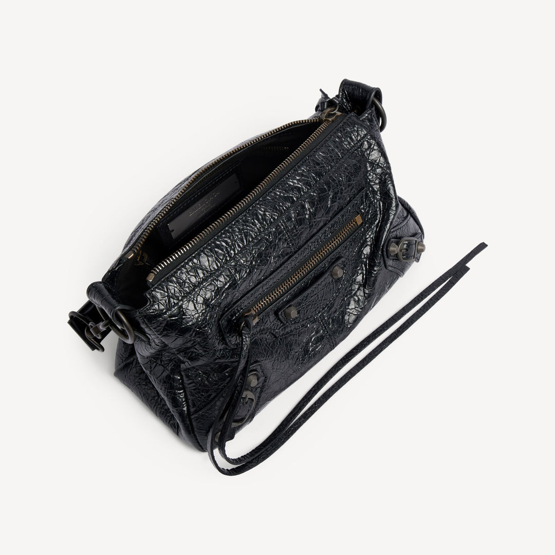 BALENCIAGA - Sac Le City Moto Mini pour Femme en Noir