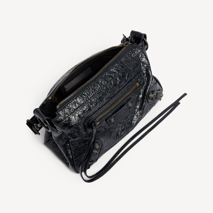 BALENCIAGA - Sac Le City Moto Mini pour Femme en Noir
