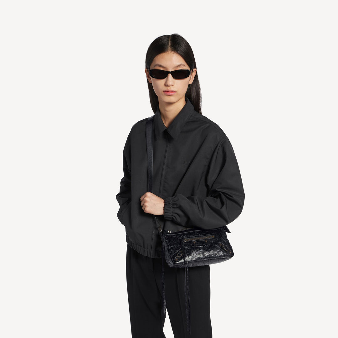 BALENCIAGA - Sac Le City Moto Mini pour Femme en Noir
