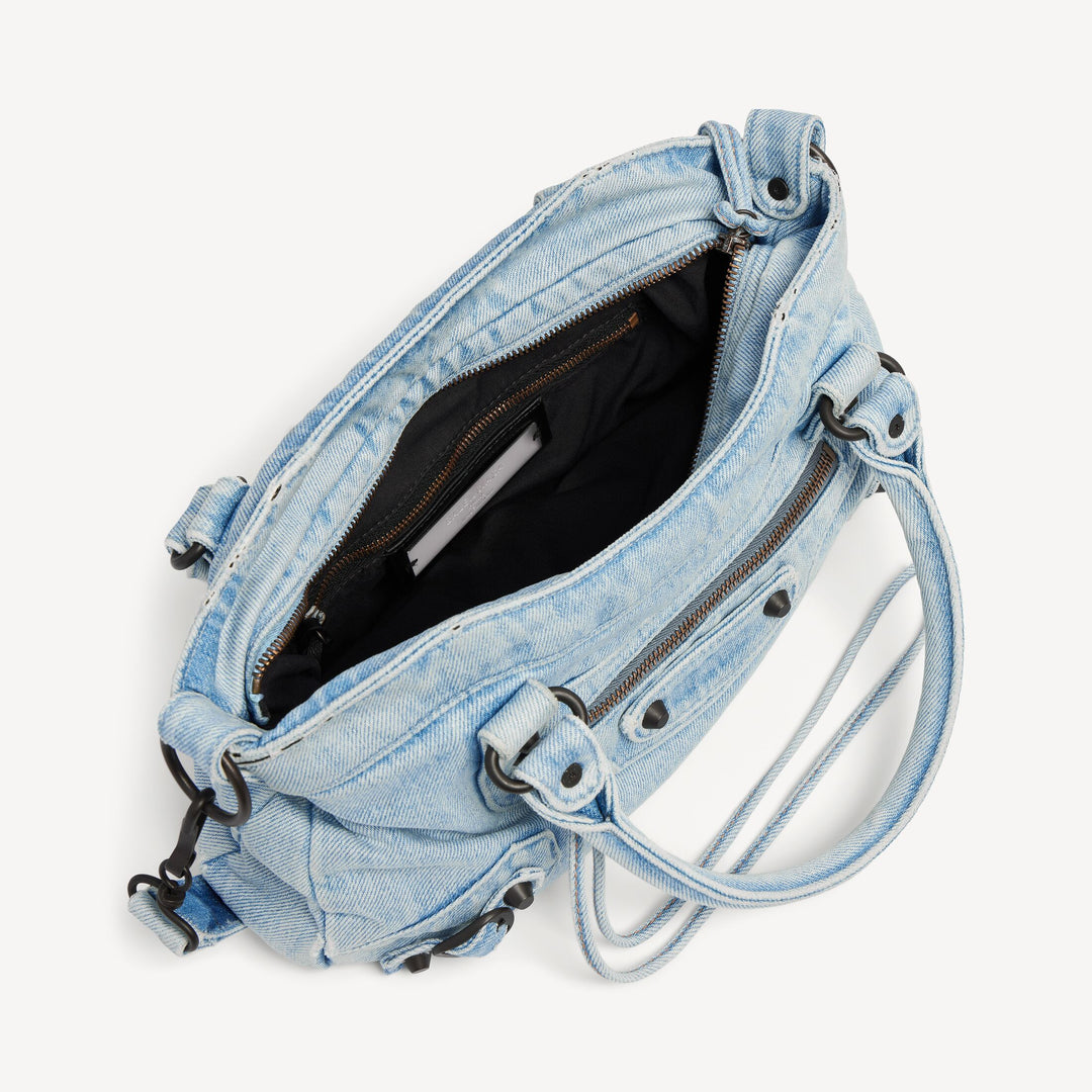 BALENCIAGA-Sac Le City First pour Femme en Bleu Clair