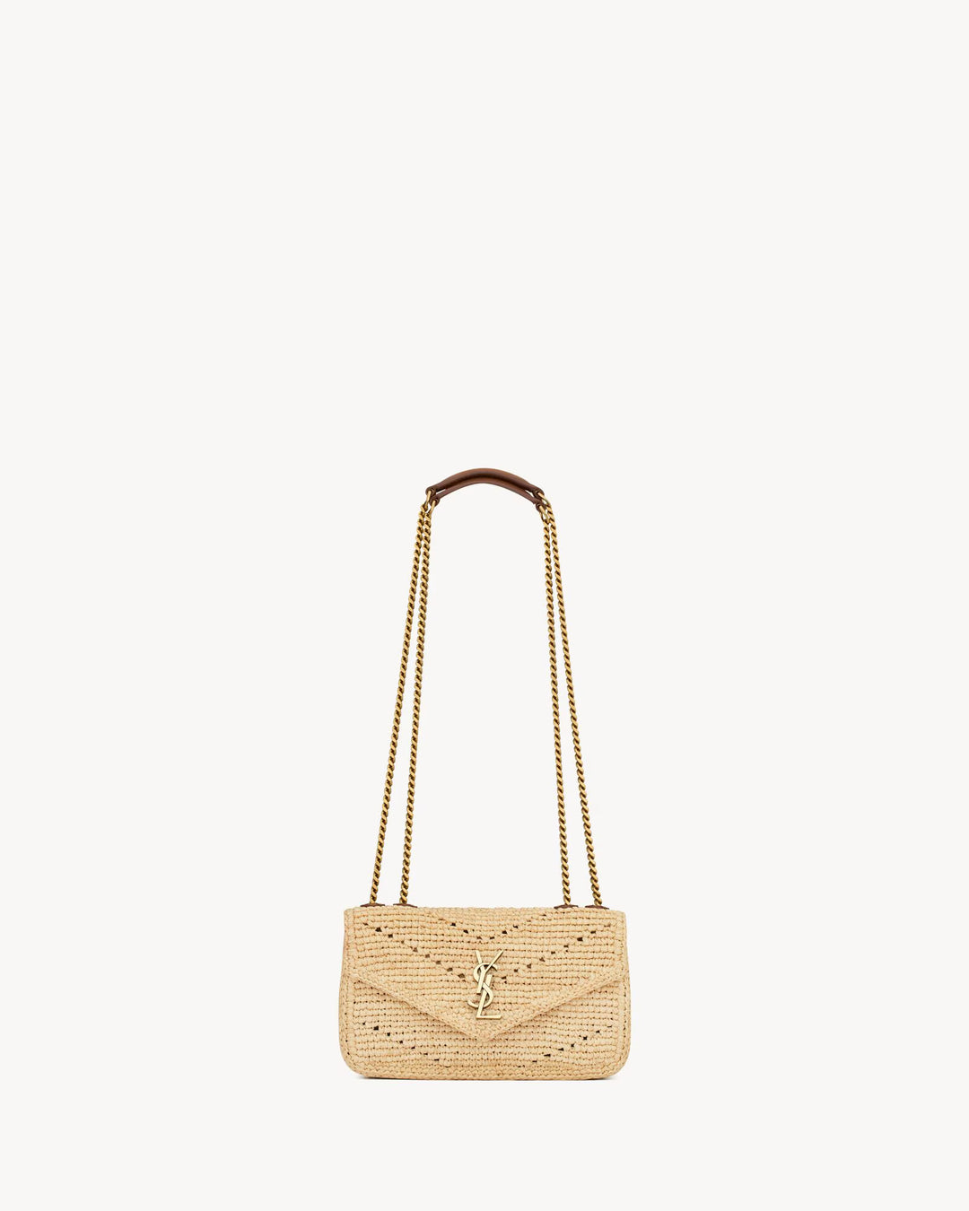 SAINT LAURENT - LOULOU MINI en raphia