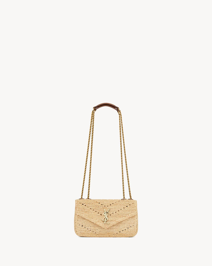 SAINT LAURENT - LOULOU MINI en raphia