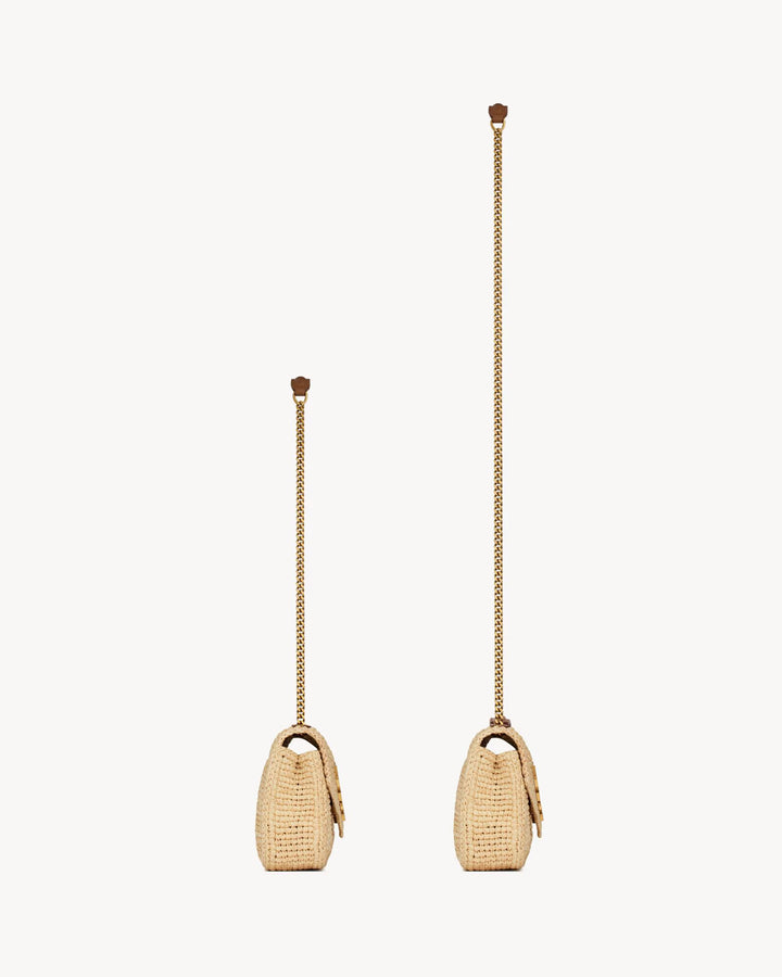 SAINT LAURENT - LOULOU MINI en raphia