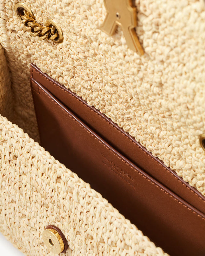 SAINT LAURENT - LOULOU MINI en raphia