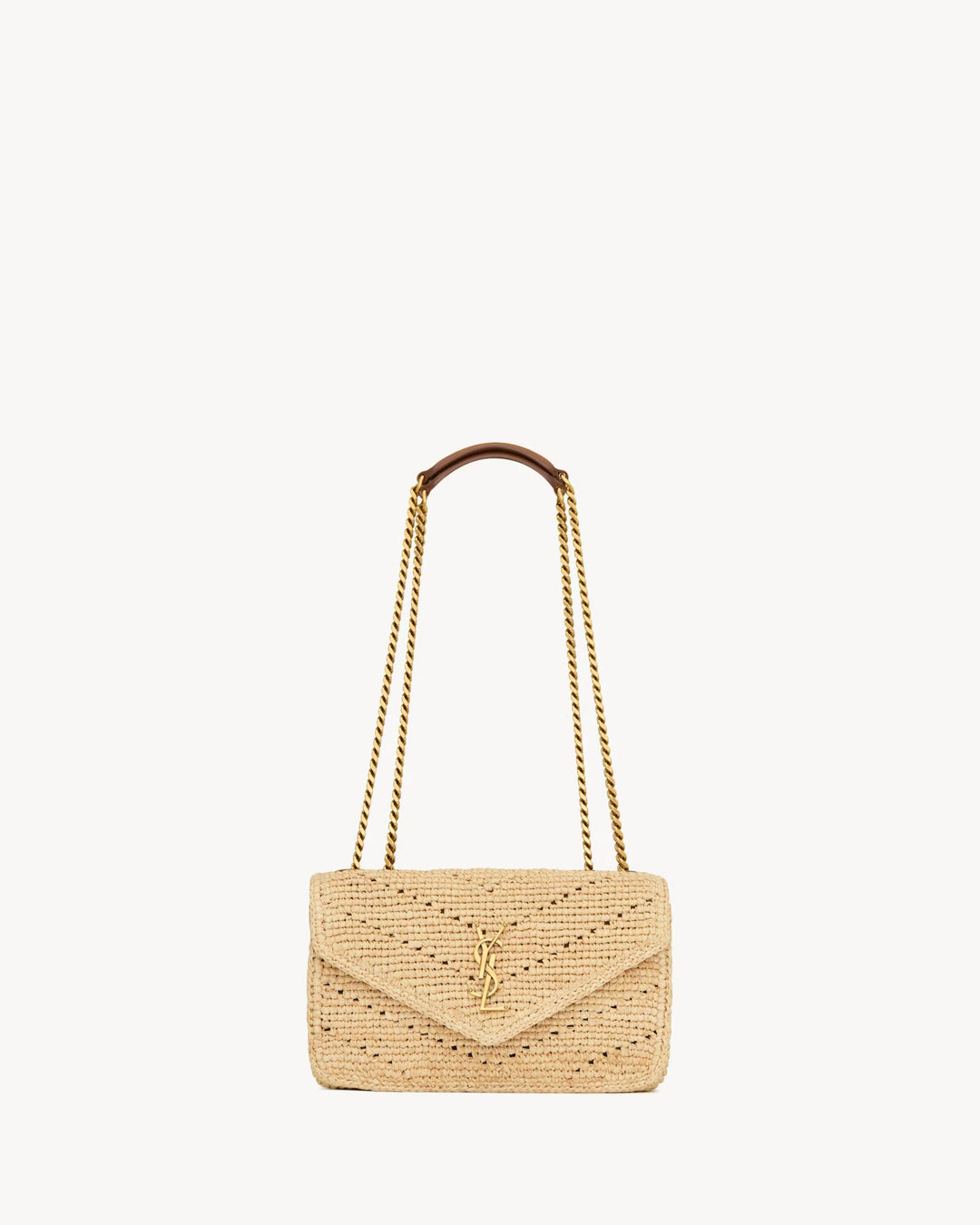SAINT LAURENT - LOULOU SMALL en raphia