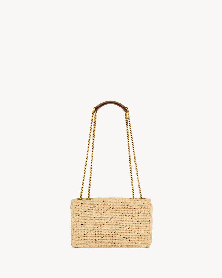 SAINT LAURENT - LOULOU SMALL en raphia