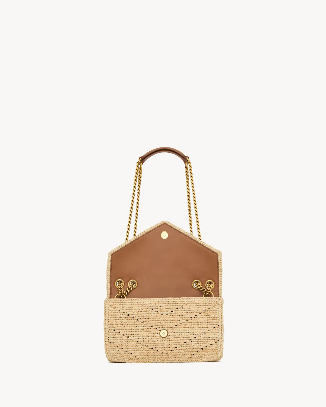 SAINT LAURENT - LOULOU SMALL en raphia