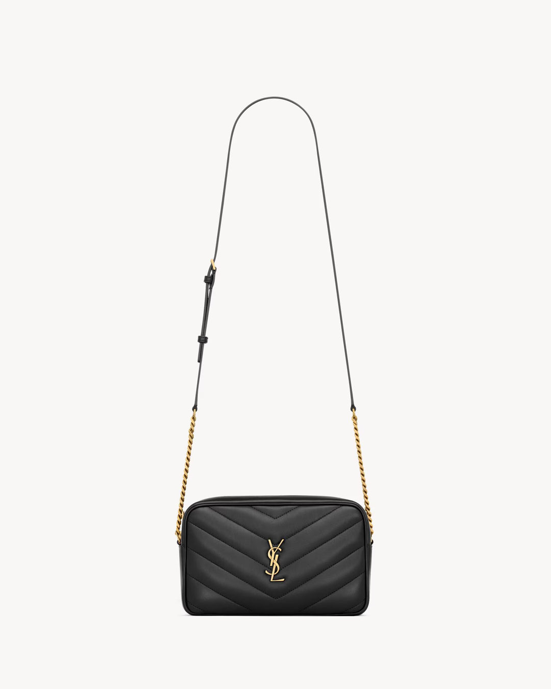 SAINT LAURENT - LOULOU CAMERA en cuir matelassé