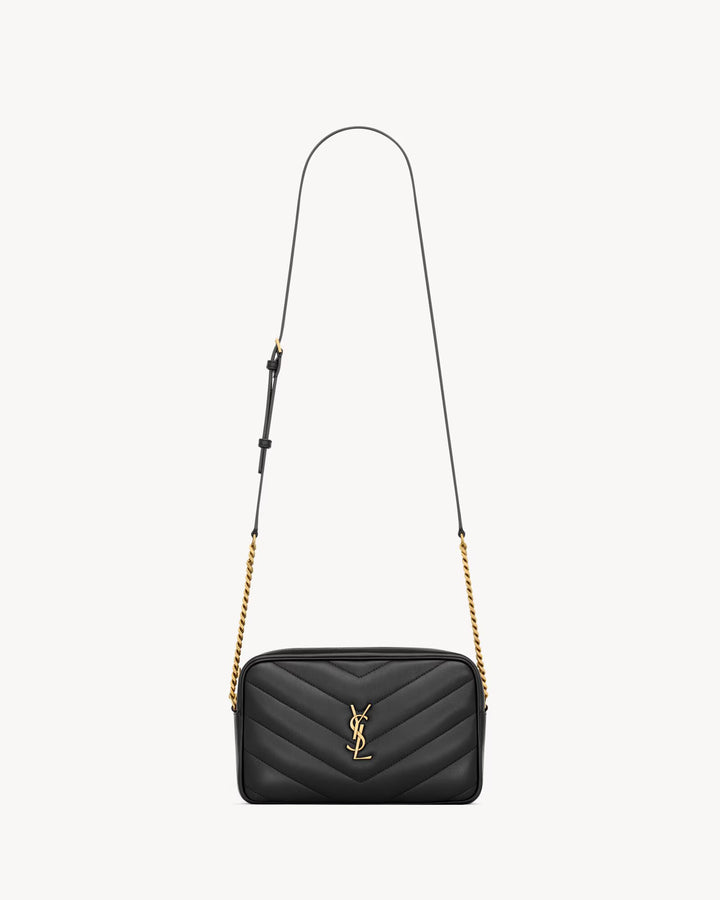 SAINT LAURENT - LOULOU CAMERA en cuir matelassé