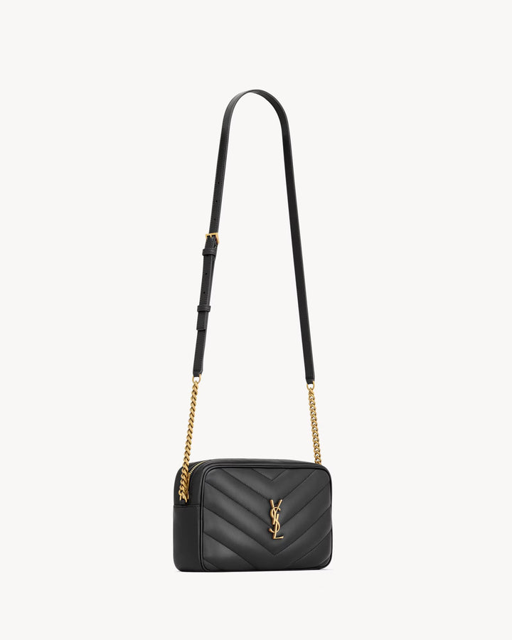 SAINT LAURENT - LOULOU CAMERA en cuir matelassé