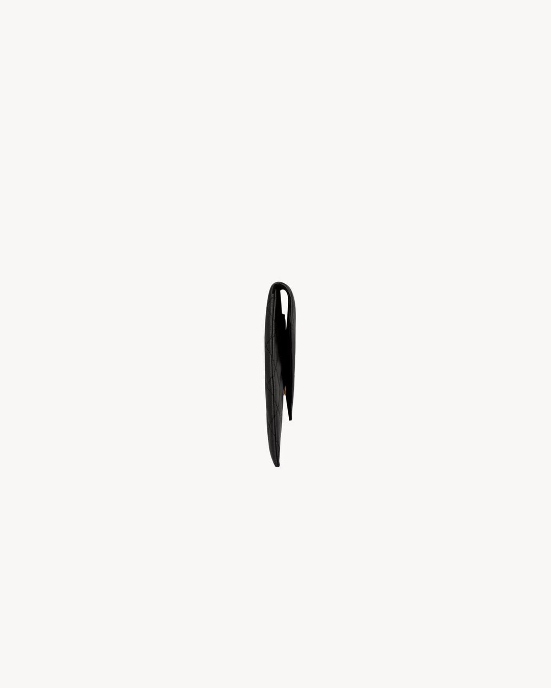 SAINT LAURENT PARIS pochette en cuir GRAIN DE POUDRE