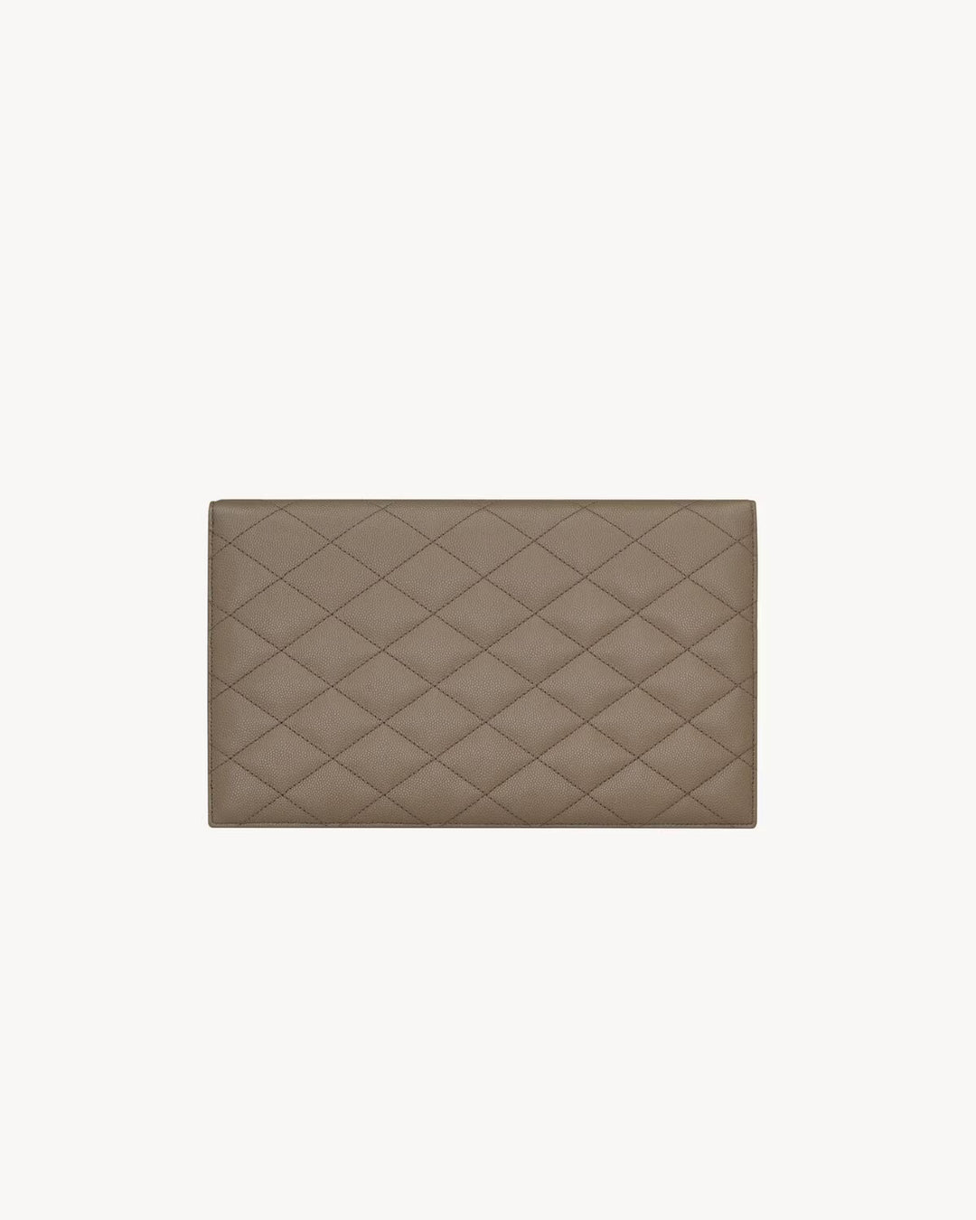 SAINT LAURENT PARIS pochette en cuir GRAIN DE POUDRE