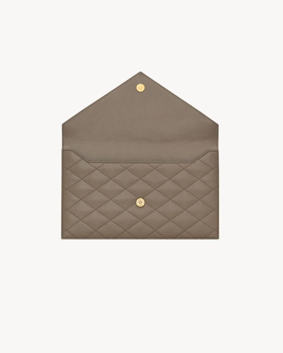 SAINT LAURENT PARIS pochette en cuir GRAIN DE POUDRE