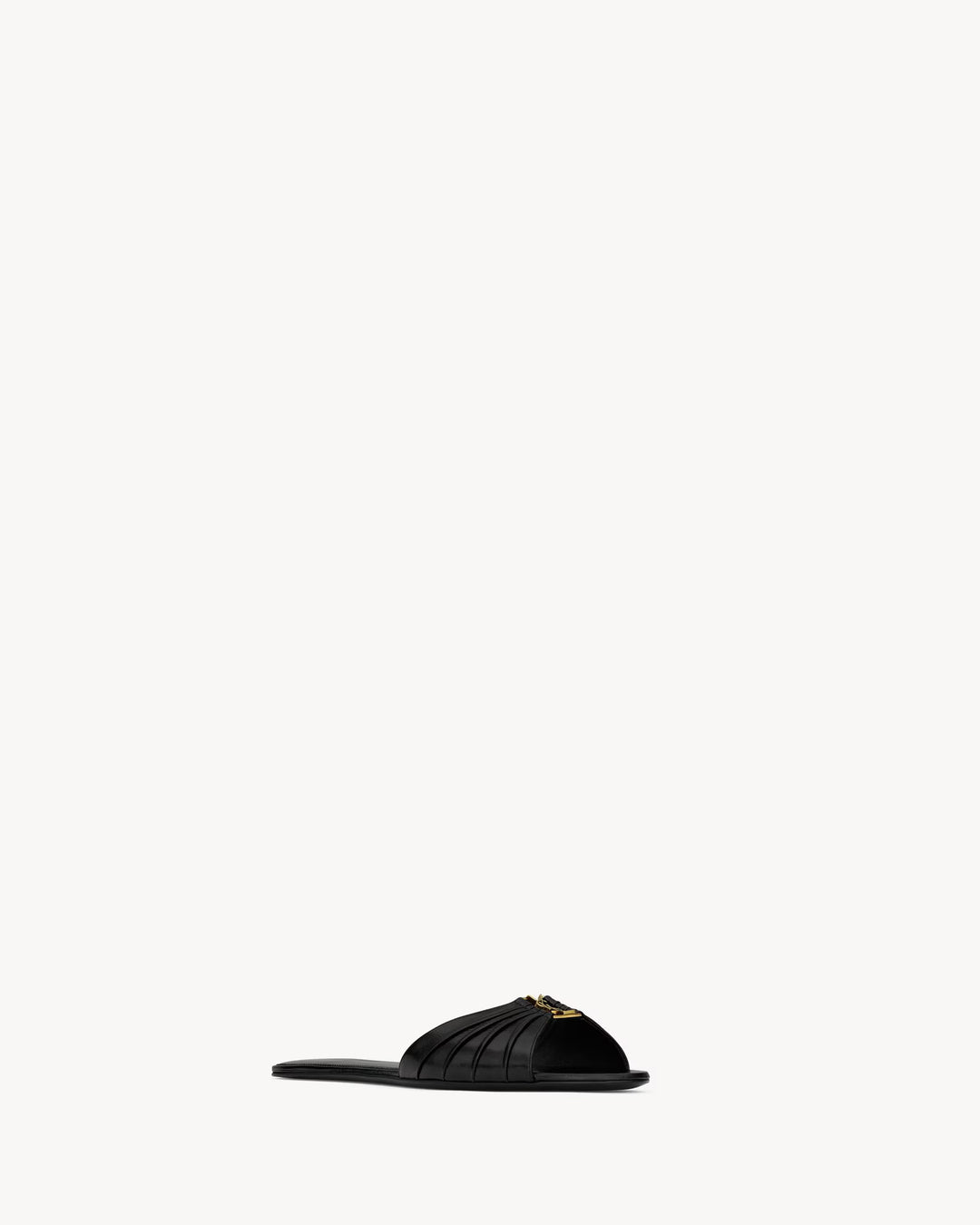 SAINT LAURENT - BABYLONE sandales en cuir lisse