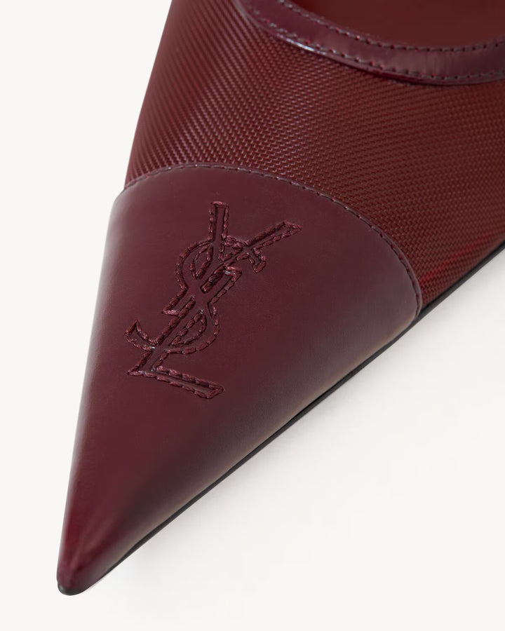 SAINT LAURENT RENÉE slingbacks en résille