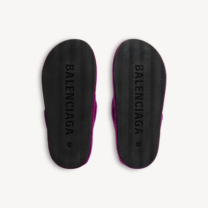 BALENCIAGA - Tong Jet Lag pour Femme en Violet