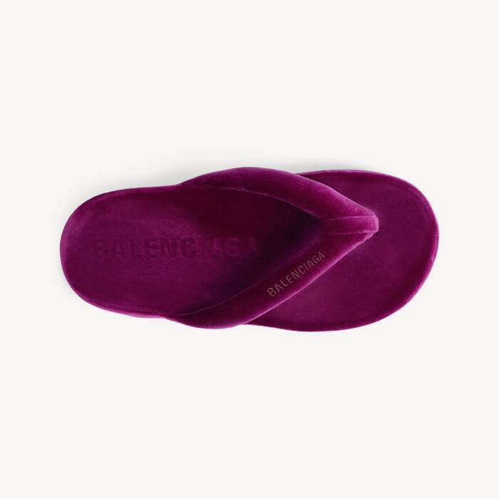 BALENCIAGA - Tong Jet Lag pour Femme en Violet