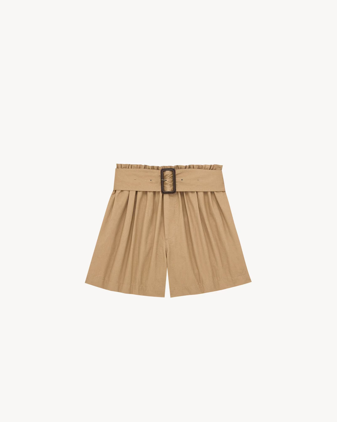 SAINT LAURENT - Bermuda paperbag en coton