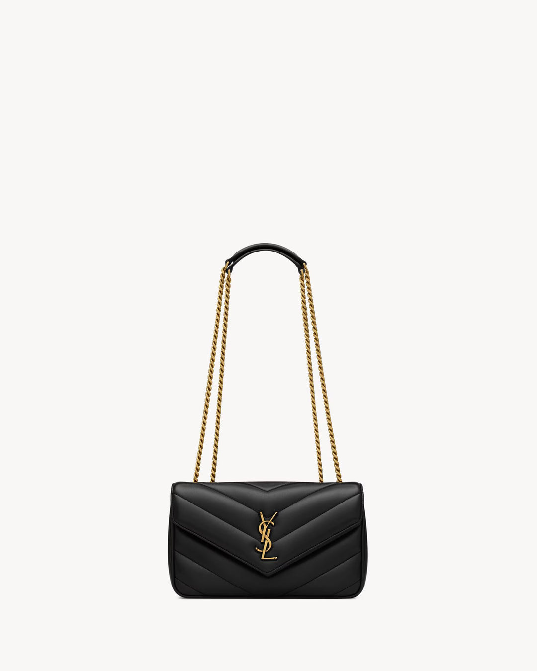 SAINT LAURENT - LOULOU SMALL EN CUIR MATELASSÉ
