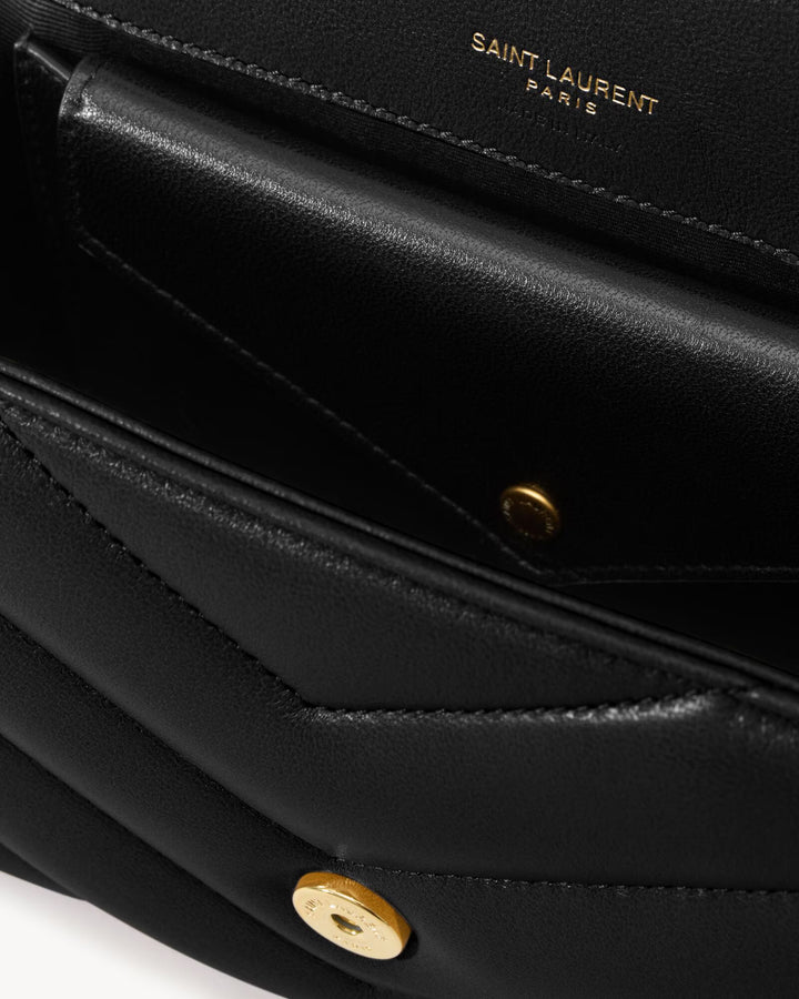 SAINT LAURENT - LOULOU SMALL EN CUIR MATELASSÉ