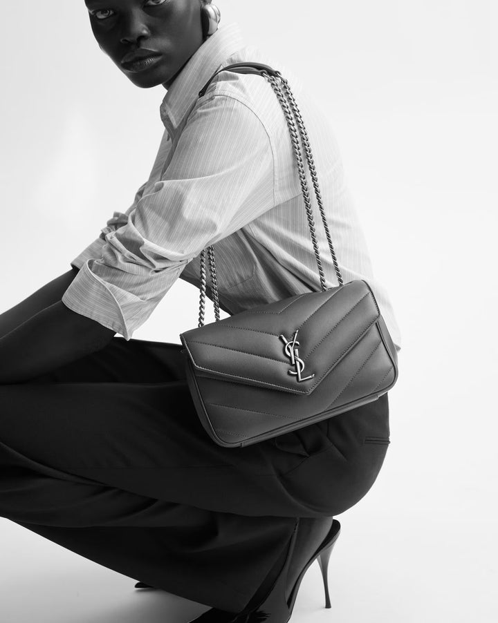 SAINT LAURENT - LOULOU SMALL EN CUIR MATELASSÉ