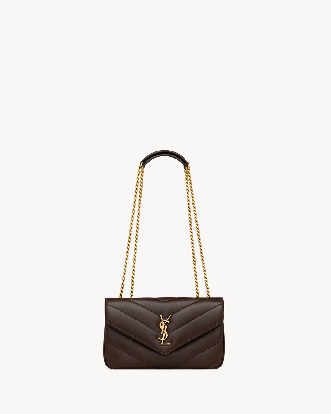 SAINT LAURENT - LOULOU small en cuir d’agneau MATELASSÉ