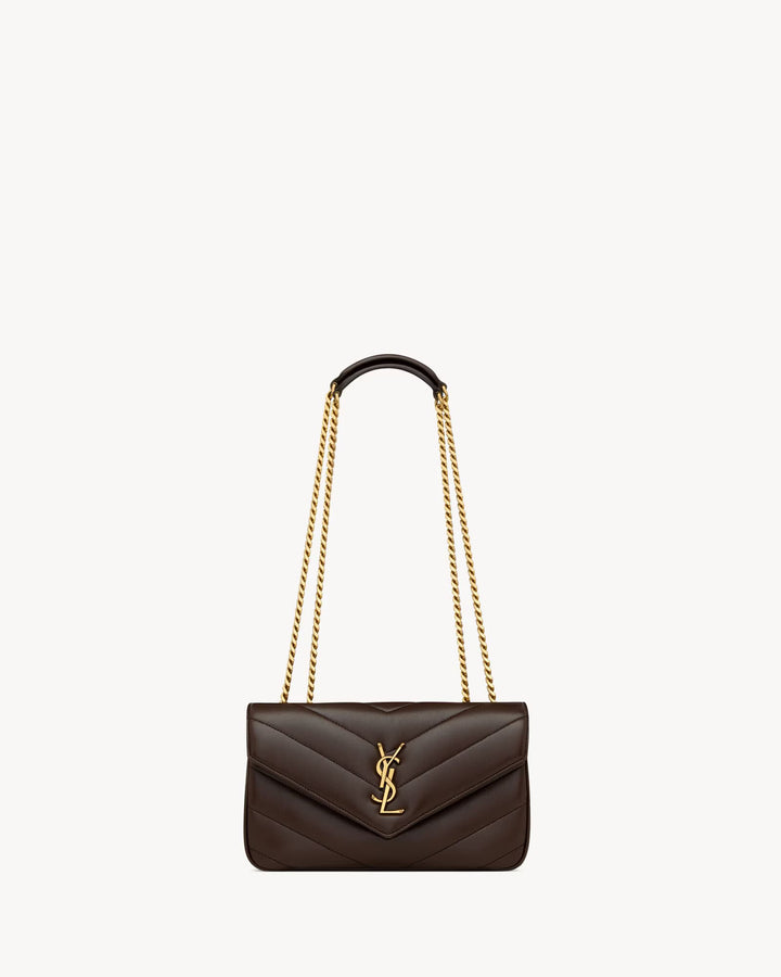 SAINT LAURENT - LOULOU small en cuir d’agneau MATELASSÉ
