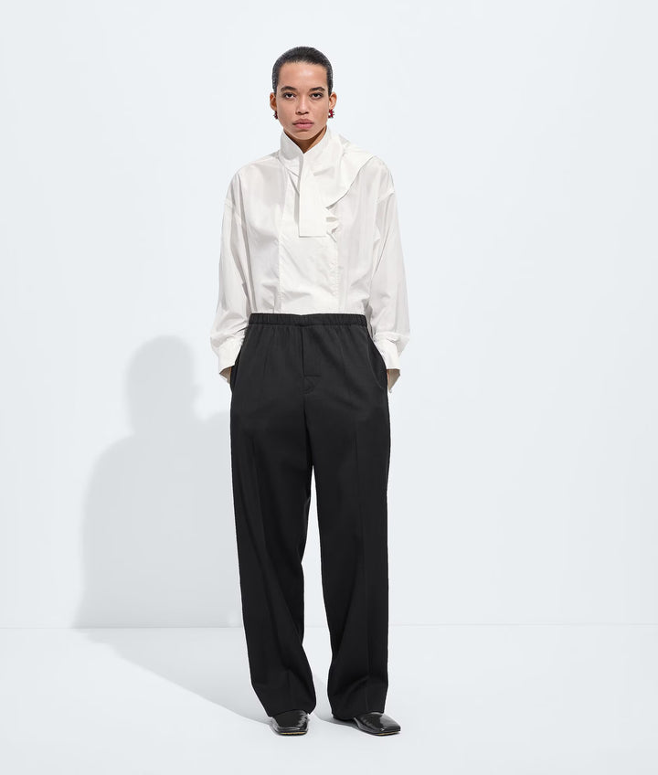 BOTTEGA VENETA - Pantalon en laine grain de poudre