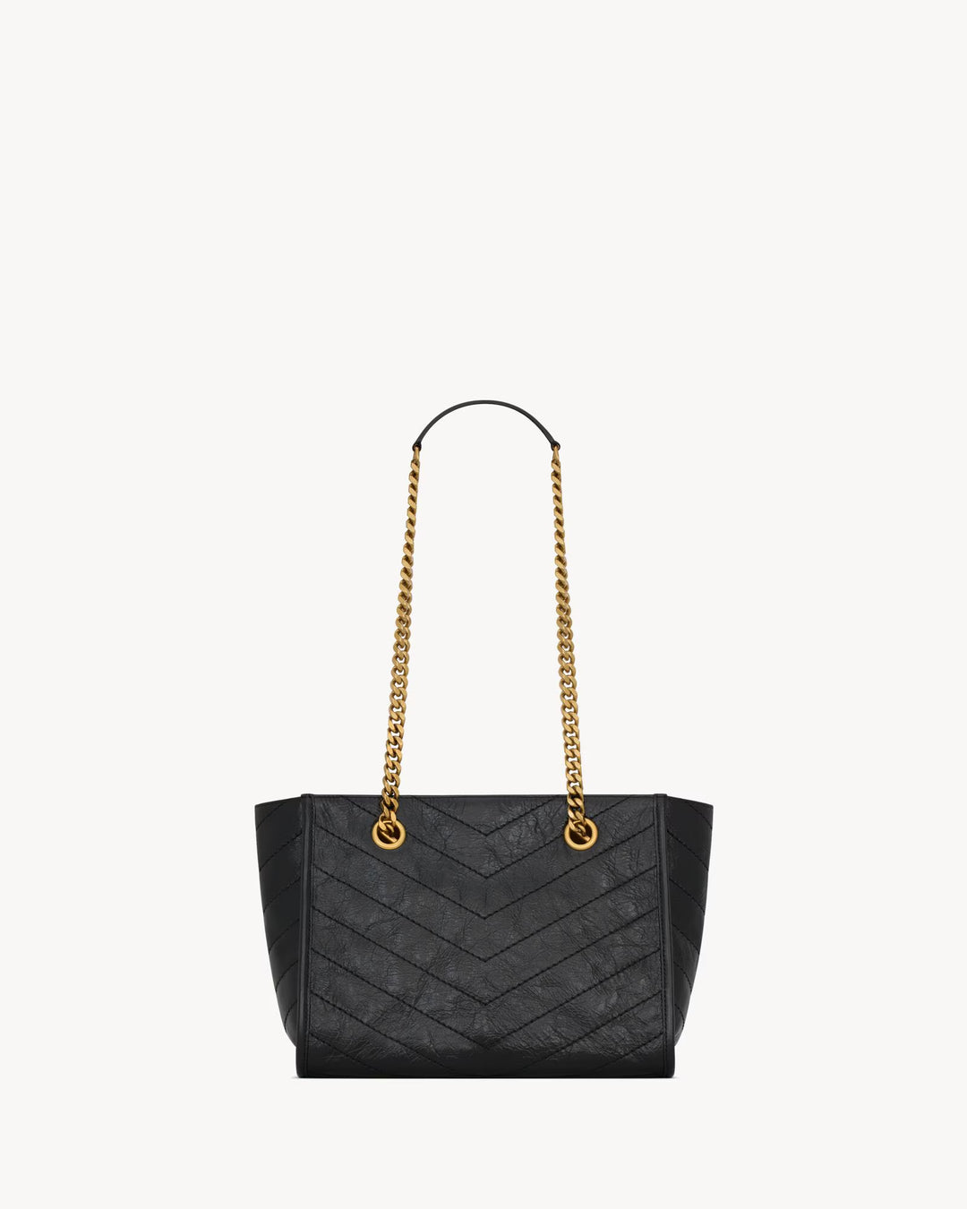 SAINT LAURENT - Niki Small Shopping en cuir vintage