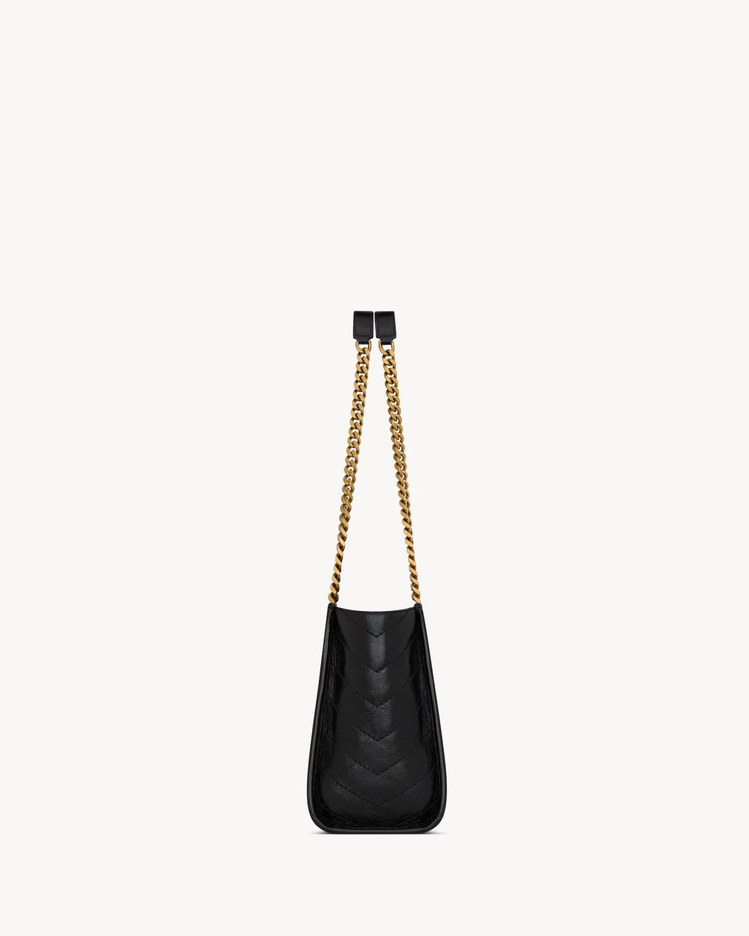 SAINT LAURENT - Niki Small Shopping en cuir vintage