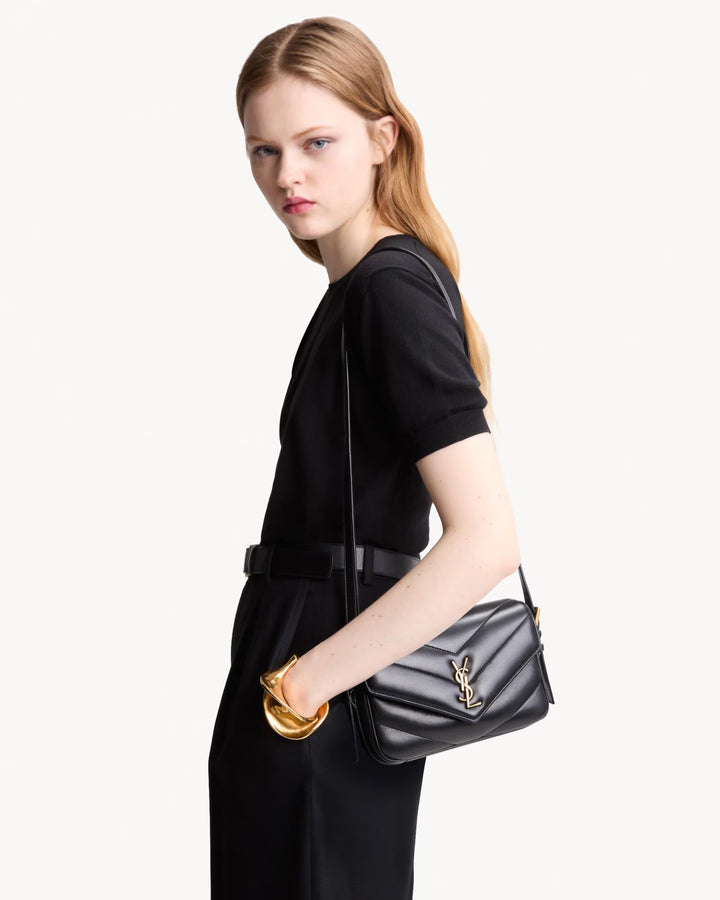 SAINT LAURENT - Loulou Toy crossbody en cuir matelassé