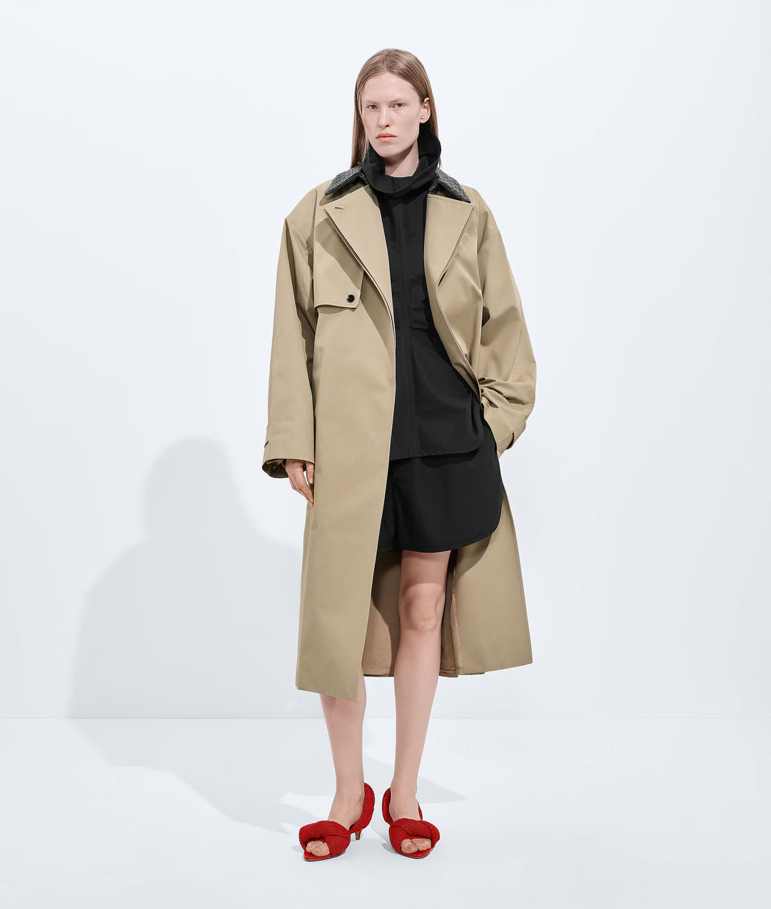 BOTTEGA VENETA-Trench en coton