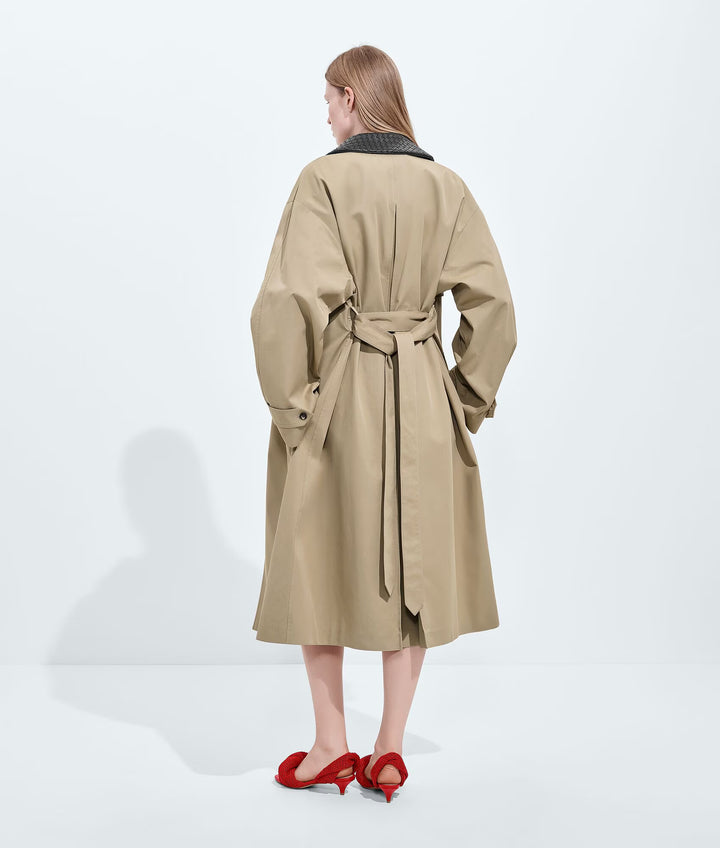 BOTTEGA VENETA-Trench en coton