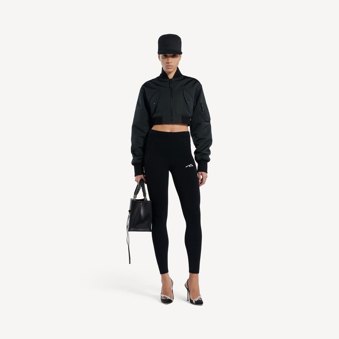 BALENCIAGA - Women's Techwear Leggings in Black