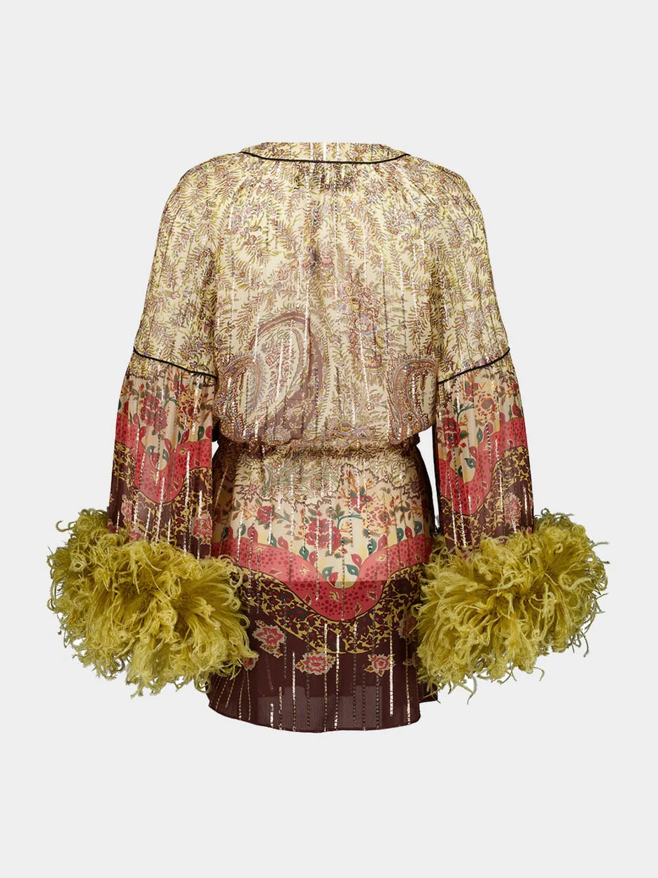 VALENTINO - Haut en Pekin Voyage Imaginaire Paisley