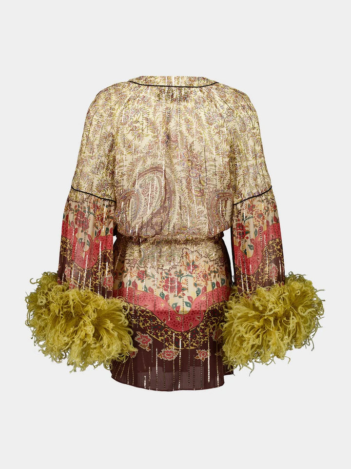 VALENTINO - Haut en Pekin Voyage Imaginaire Paisley