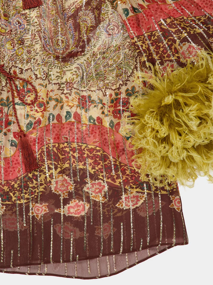 VALENTINO - Haut en Pekin Voyage Imaginaire Paisley