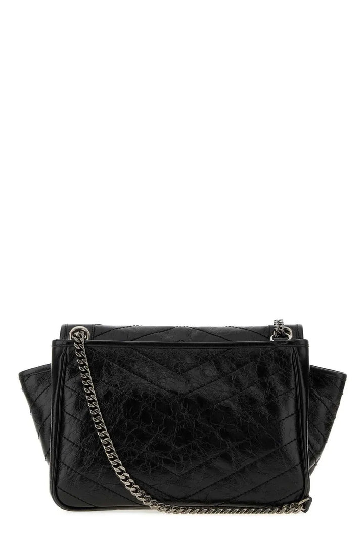 SAINT LAURENT - NIKI TRIPOUCH en cuir vintage