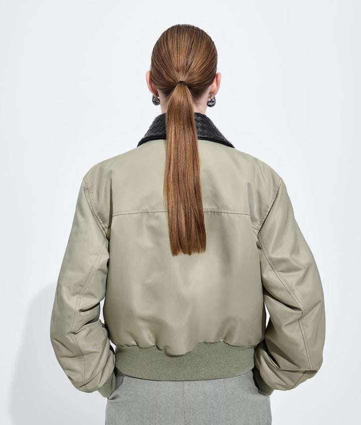 BOTTEGA VENETA - Blouson en satin de nylon