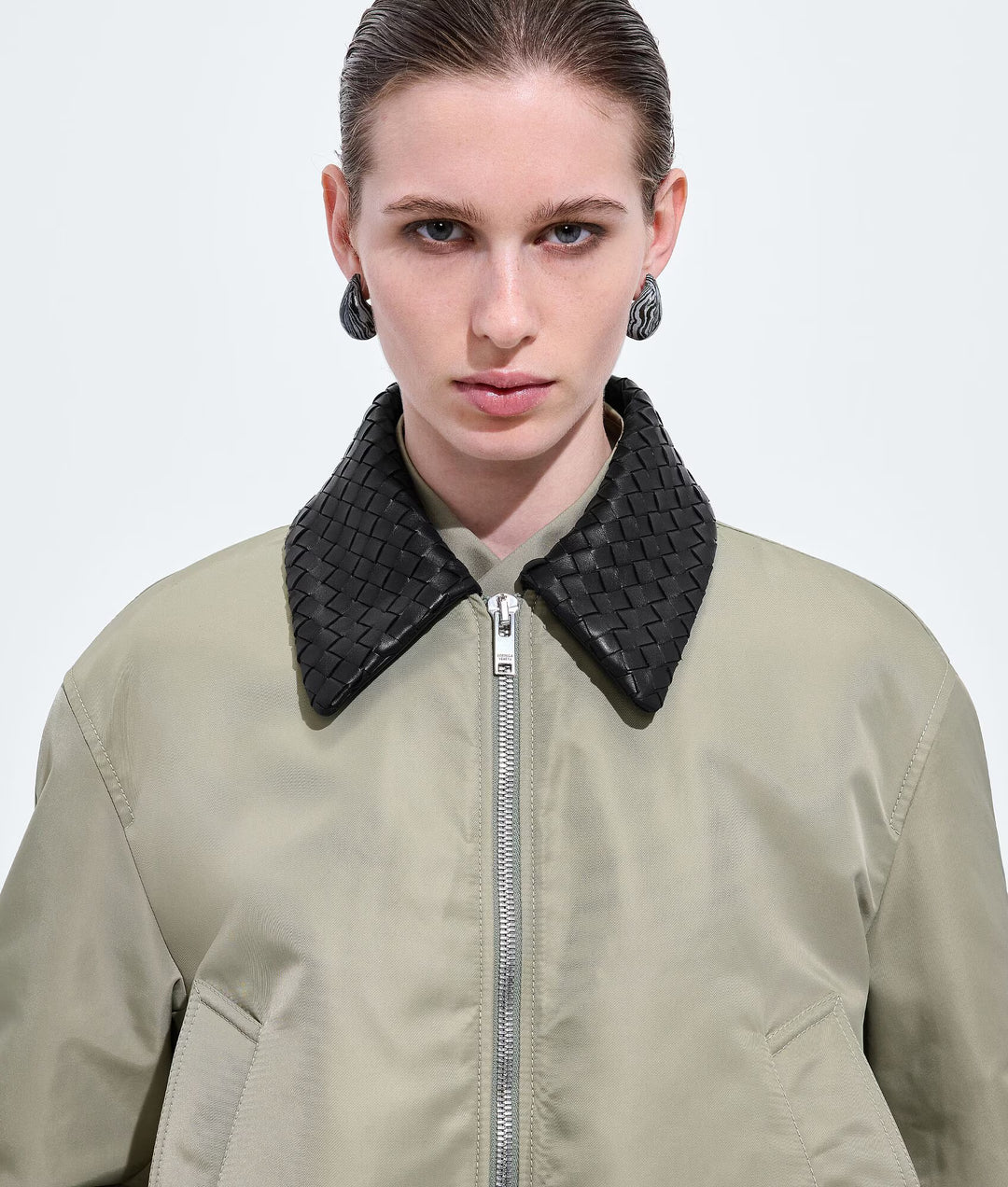 BOTTEGA VENETA - Blouson en satin de nylon