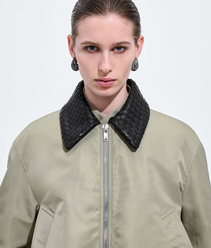 BOTTEGA VENETA - Blouson en satin de nylon