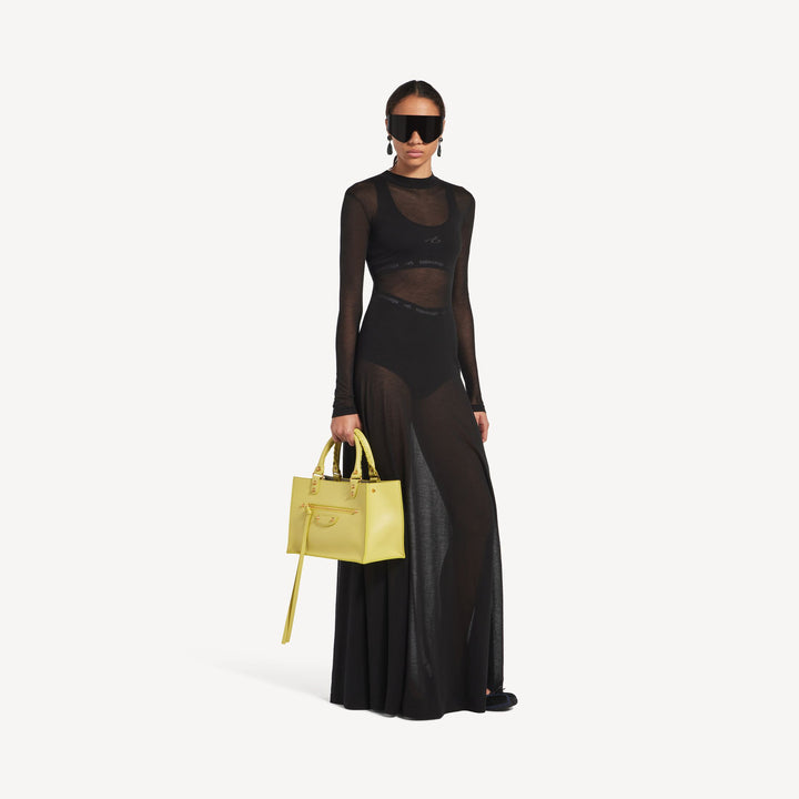 BALENCIAGA - Brassière Techwear pour Femme en Noir