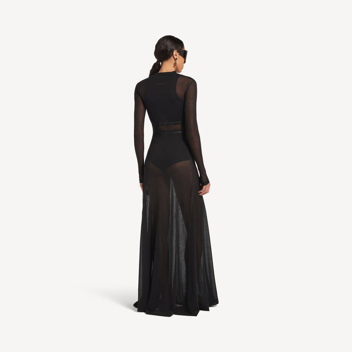 BALENCIAGA - Brassière Techwear pour Femme en Noir