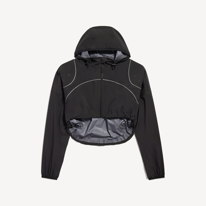 BALENCIAGA - Women's Techwear Cropped Jacket in Black