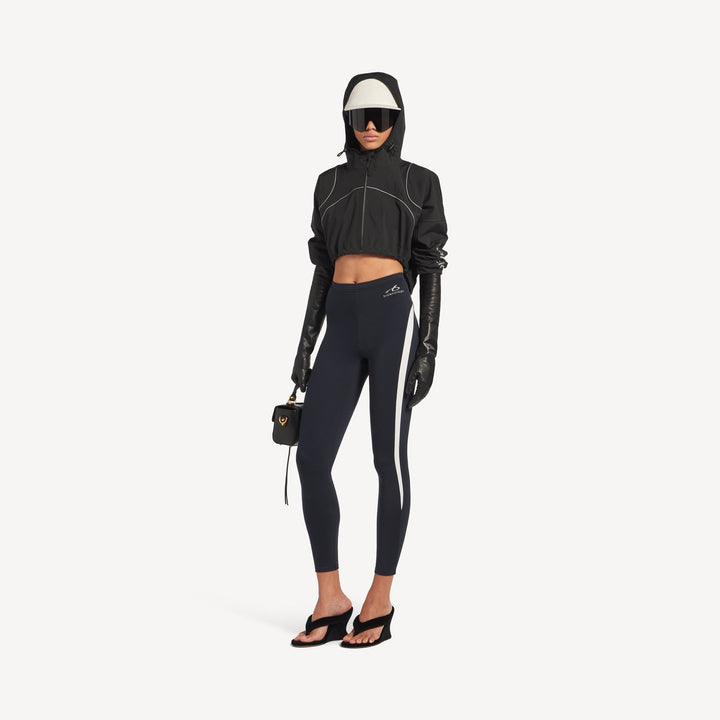 BALENCIAGA - Women's Techwear Cropped Jacket in Black