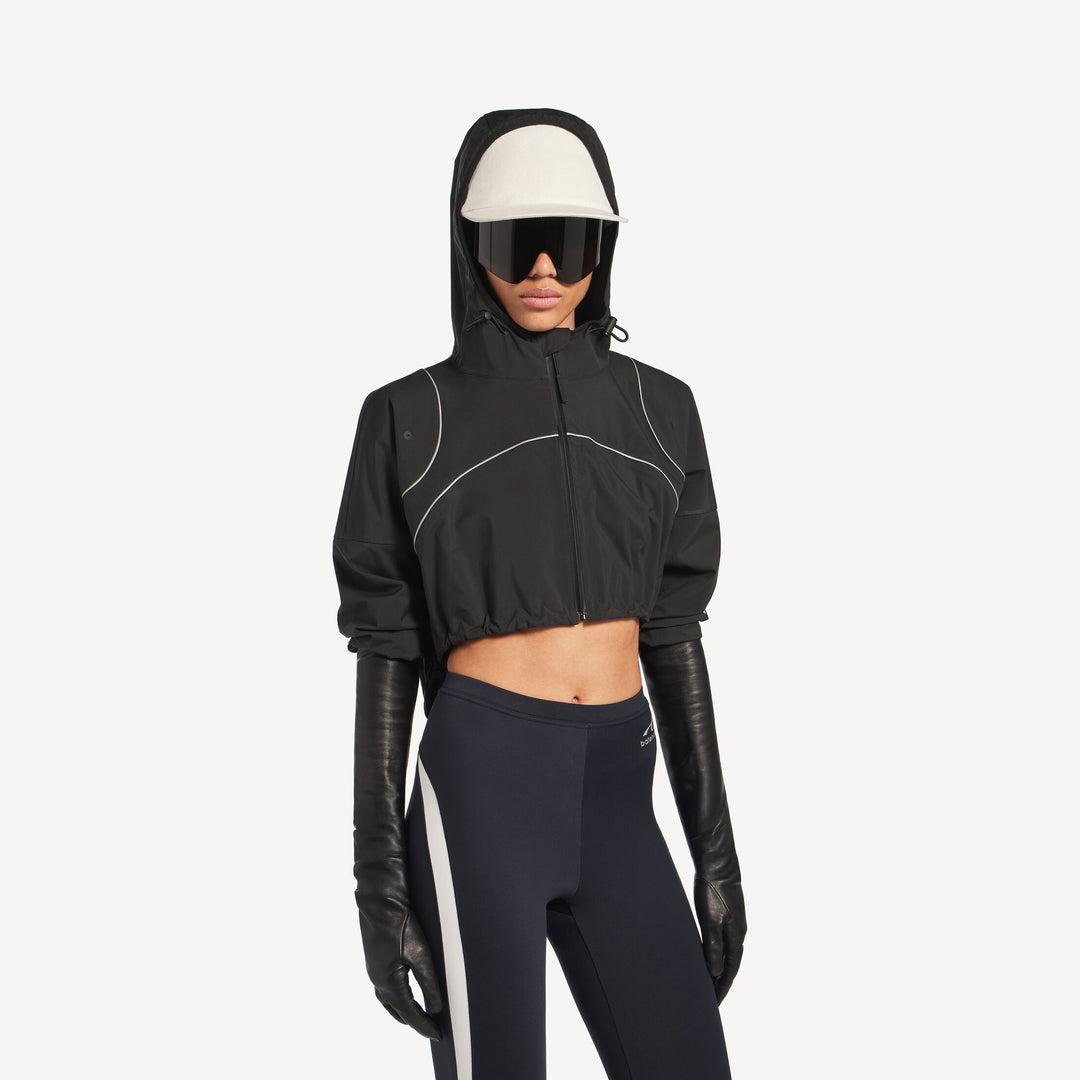 BALENCIAGA - Women's Techwear Cropped Jacket in Black